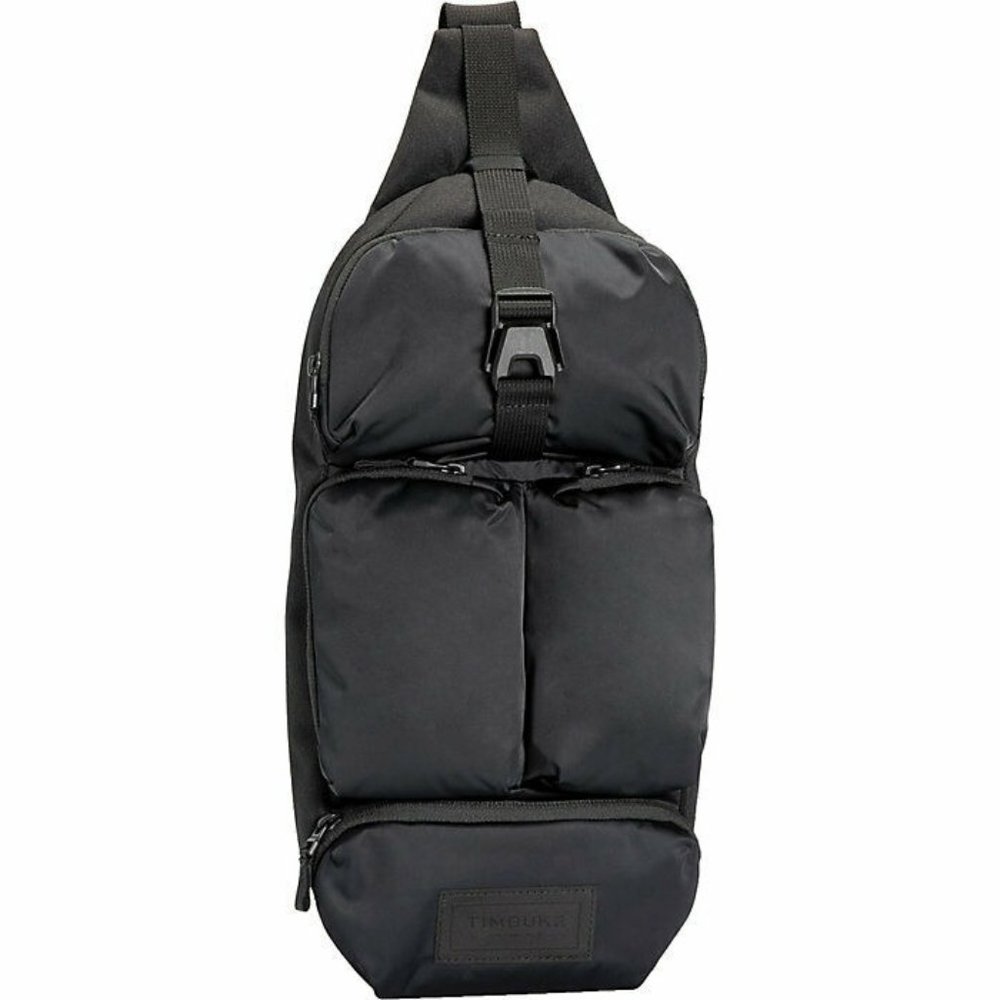 Timbuk2 Vapor Sling Crossbody Bag Black New Padded Pockets Tote One Shoulder - Picture 1 of 9